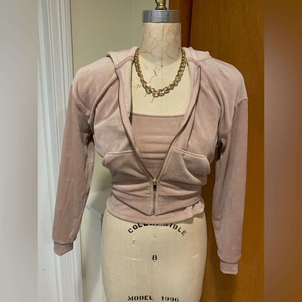Sweatshirt with matching camisole by Express